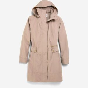 Cole Haan light pink color Trench Coat with Hood